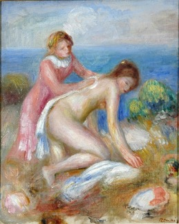 Pierre-Auguste-Renoir-Femmes-au-Bain-ou-La